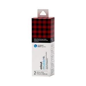 2008888 - Cricut Infusible Ink Pattern Sheet Buffalo Check 2pc; 2 Infusible Ink™ Transfer Sheets ideal for Cricut Mug Press™ designs 4.5” x 12” (11.4 cm x 30.5 cm); Produces vibrant, pro-quality transfers that last a lifetime; Requires compatible Infusible Ink blank (sold separately) and Cricut Mug Press™, Cricut EasyPress®, or heat press; Transferred inks never flake, peel, crack, or wrinkle; Carefully follow instructions at help.cricut.com